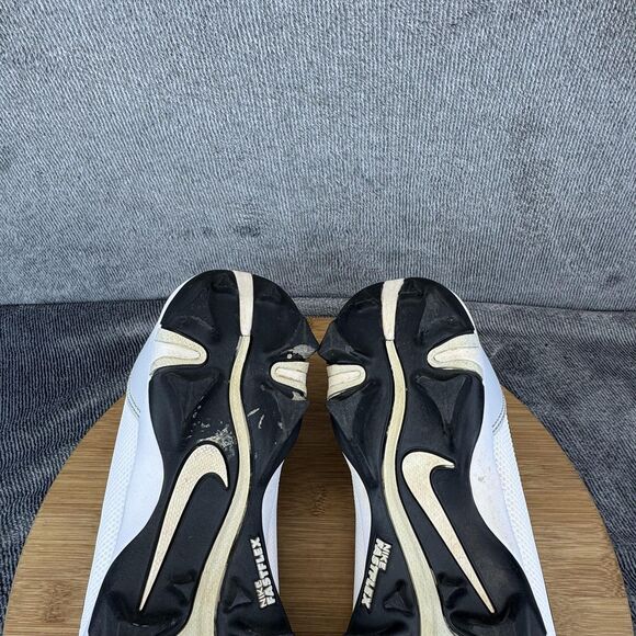 Nike Force Trout Baseball Cleats Shoes Mens 9 White Black Fastflex FB9728-100 - Picture 8 of 10